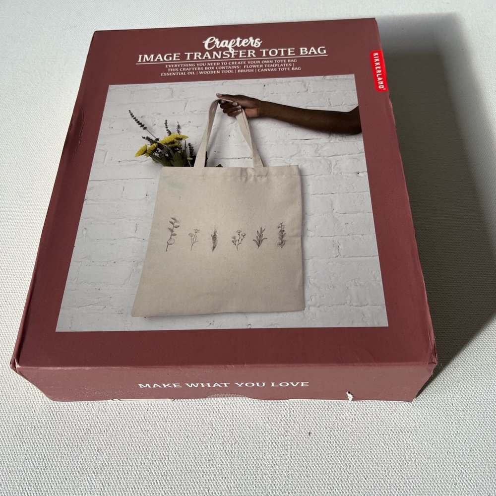 Crafters Image Transfer Tote Bag